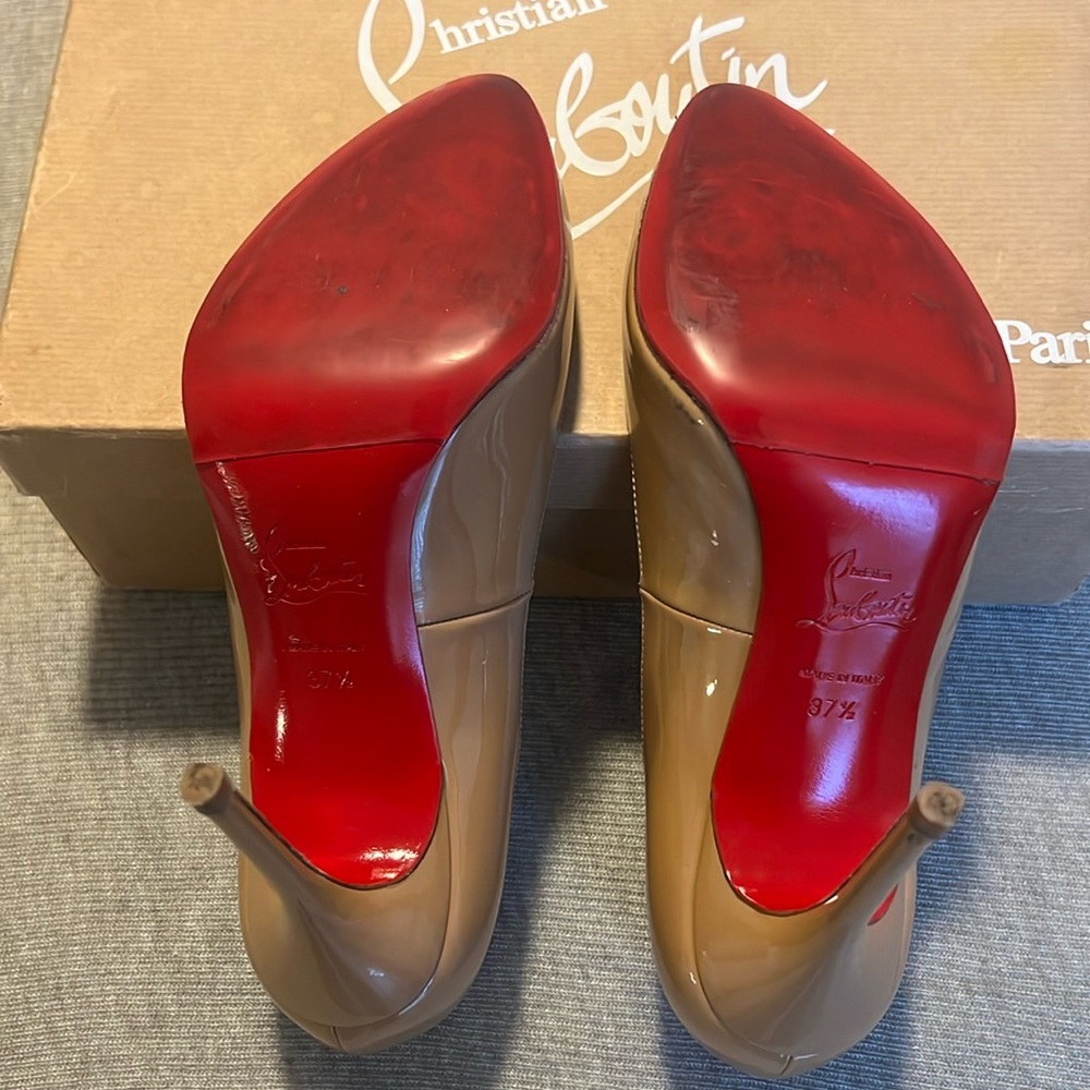 Christian Louboutin Maudissima 100 patent Calf
